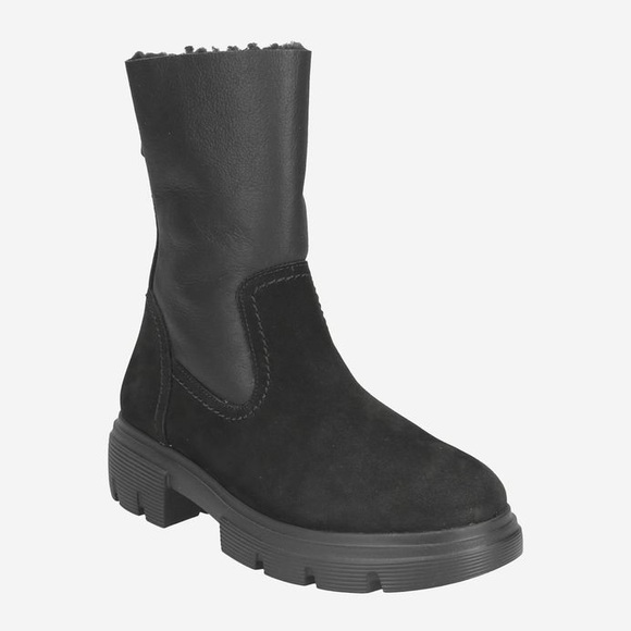 NWOB PAUL GREEN Palmer Fluff 9052-022 Leather/Suede Merino Lined Boots Size US 8 - Picture 4 of 9